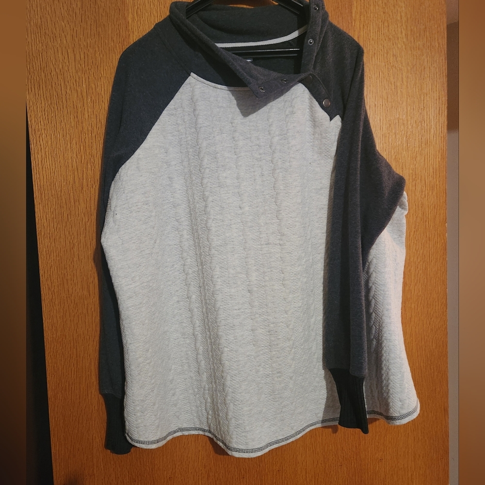 Maurices snap cowl neck